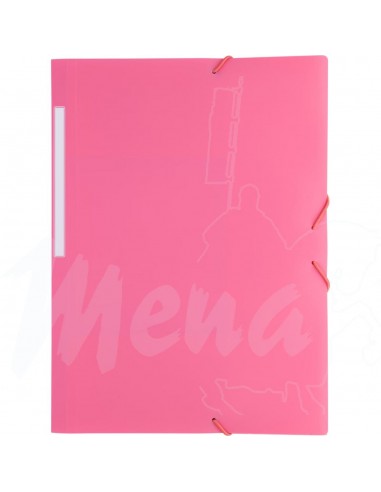 CARPETA DE GOMAS PP Fº AZUL