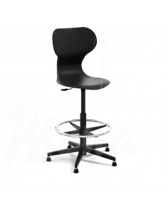 TABURETE MIA STOOL  NEGRO