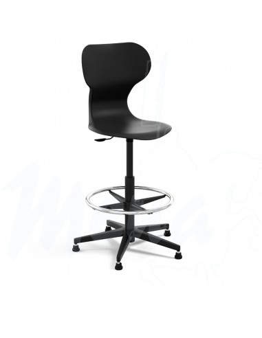TABURETE MIA STOOL  NEGRO