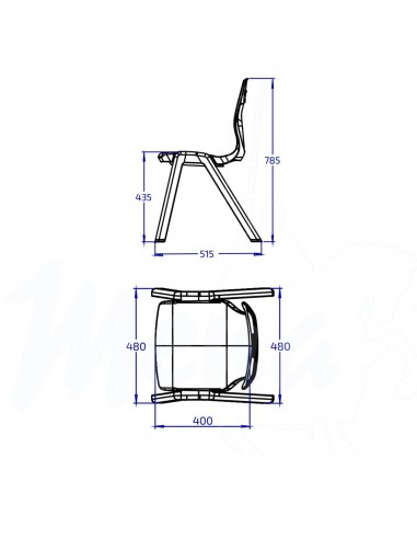 SILLA INA TALLA 5 TERRACOTA CLARO