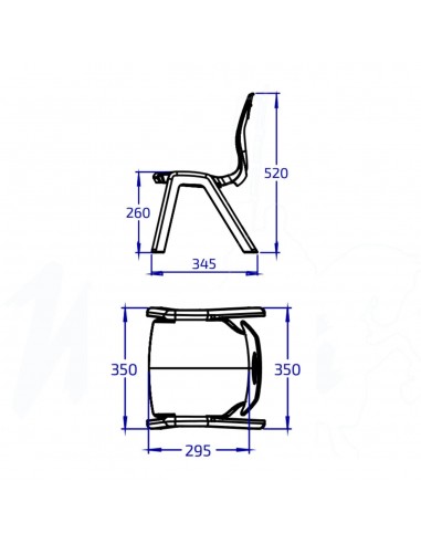 SILLA INA TALLA 1 VERDE MINT