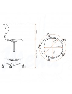 TABURETE MIA STOOL TERRACOTA 2