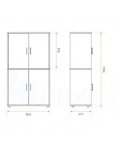 ARMARIO INGE BLANCO PUERTAS... 2