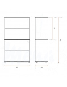 ARMARIO MILEVA BLANCO 2