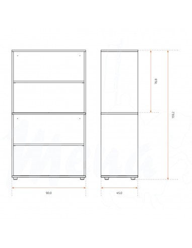 ARMARIO MILEVA BLANCO