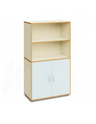 ARMARIO FLORA ARCE CLARO PUERTAS AZUL...