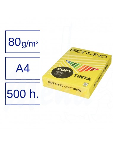 PAPEL A4 80 g 500 h. AMARILLO CEDRO