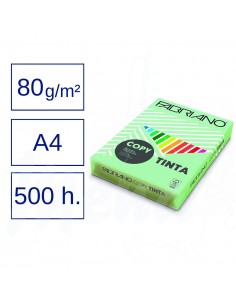 PAPEL A4 80 g 500 h. VERDE...