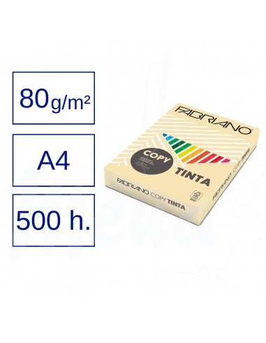 PAPEL A4 80 g 500 h. CREMA ONICE