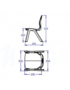 SILLA INA TALLA 1 WARM GREY 2