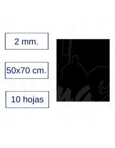 GOMA EVA 50x70 cm NEGRA 10...