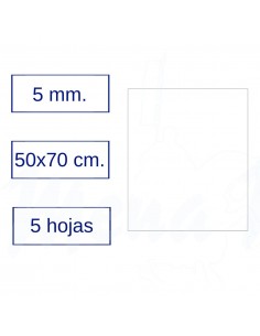 GOMA EVA 50x70 cm BLANCA 5...