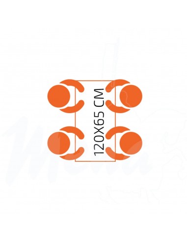 MESA SPACE PLUS 120 x 65 cm. ARCE...