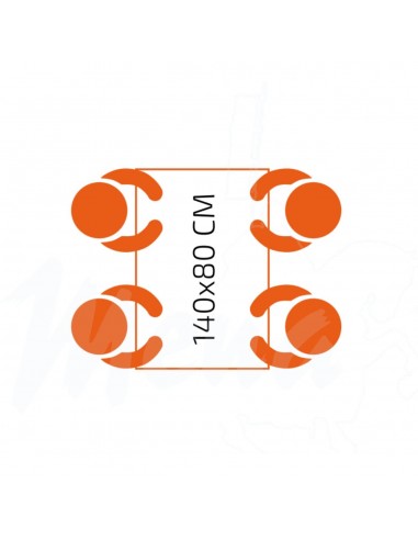 MESA SPACE DESIGN 140 x 80 cm. ARCE...