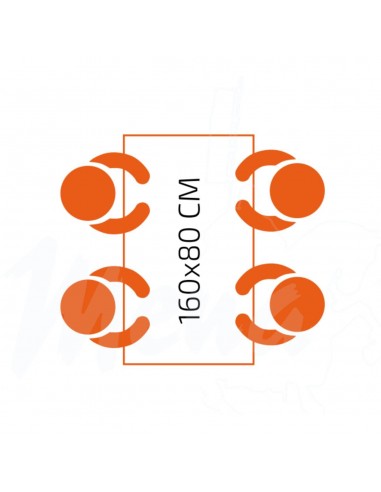 MESA SPACE DESIGN 160 x 80 cm. ARCE...