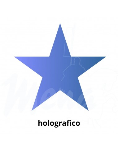 GOMETS ESTRELLA HOLOGRÁFICO AZUL