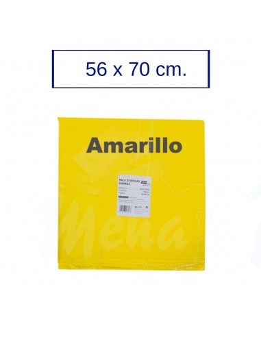 BOLSA DISFRACES 56x70 cm. AMARILLO 25...