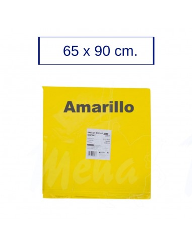 BOLSA DISFRACES 65 x 90 cm. AMARILLO...