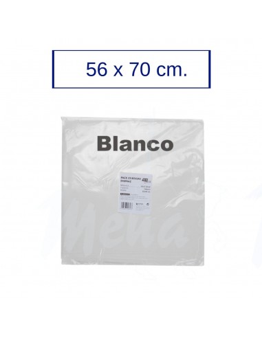 BOLSA DISFRACES 56x70 cm. BLANCO 25 Uds.