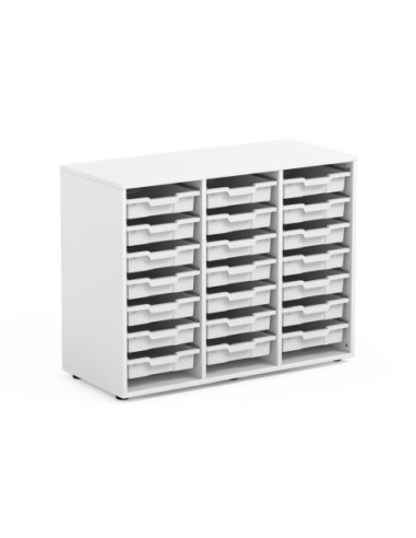 ARMARIO GRACE CON 21 CUBETAS BLANCAS