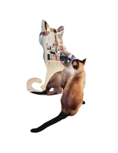 ESPEJO ANIMALES GATO HENBEA